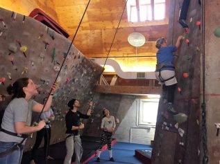 Indoor Rock Climbing Wall