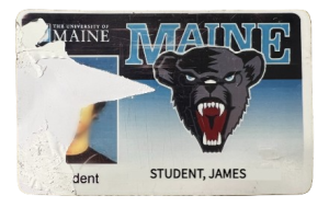 damaged MaineCard example