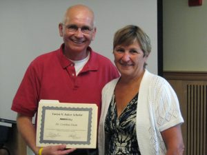 Dr. Cynthia Dean receiving award