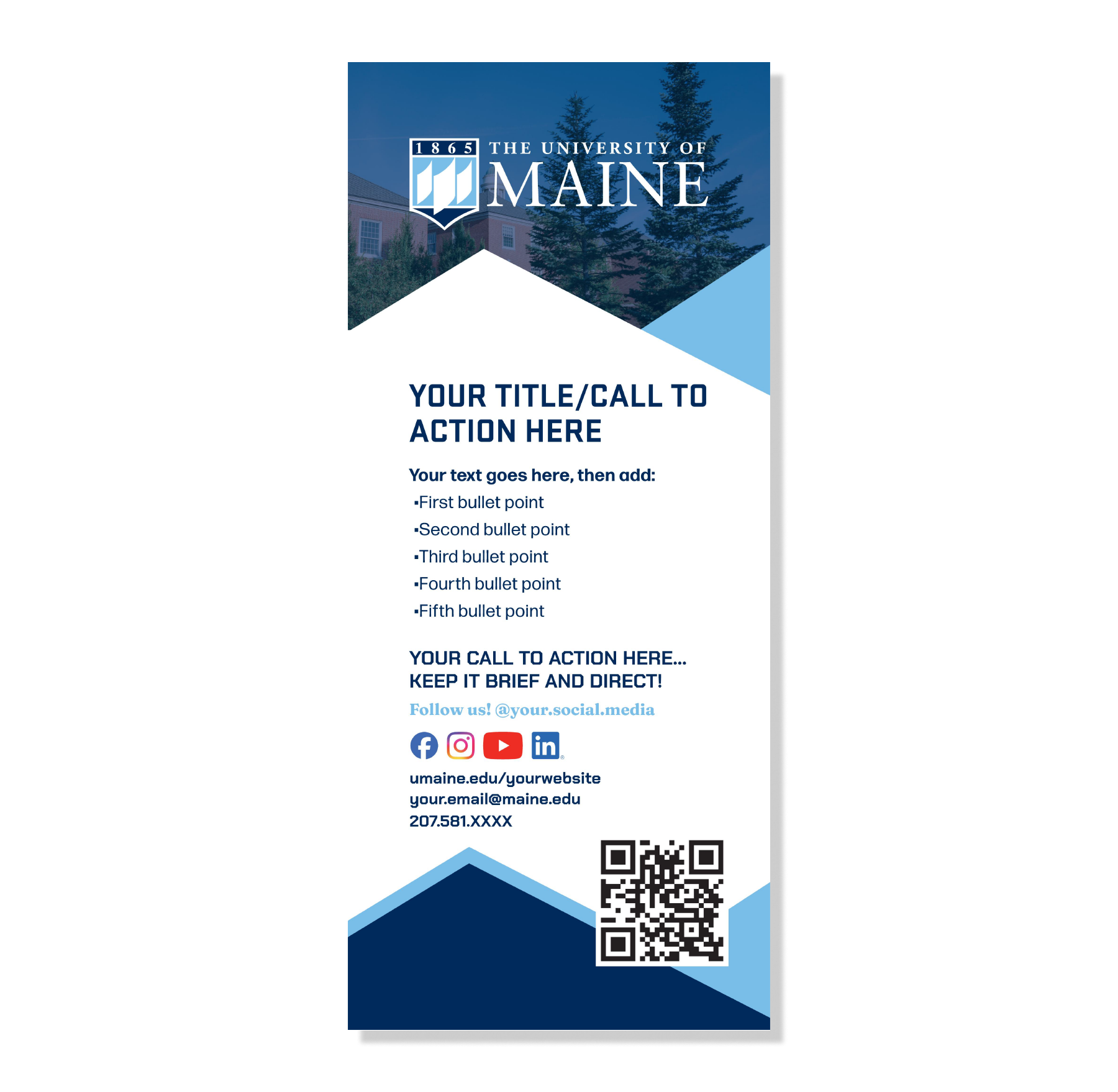 A photo of a template on a white background