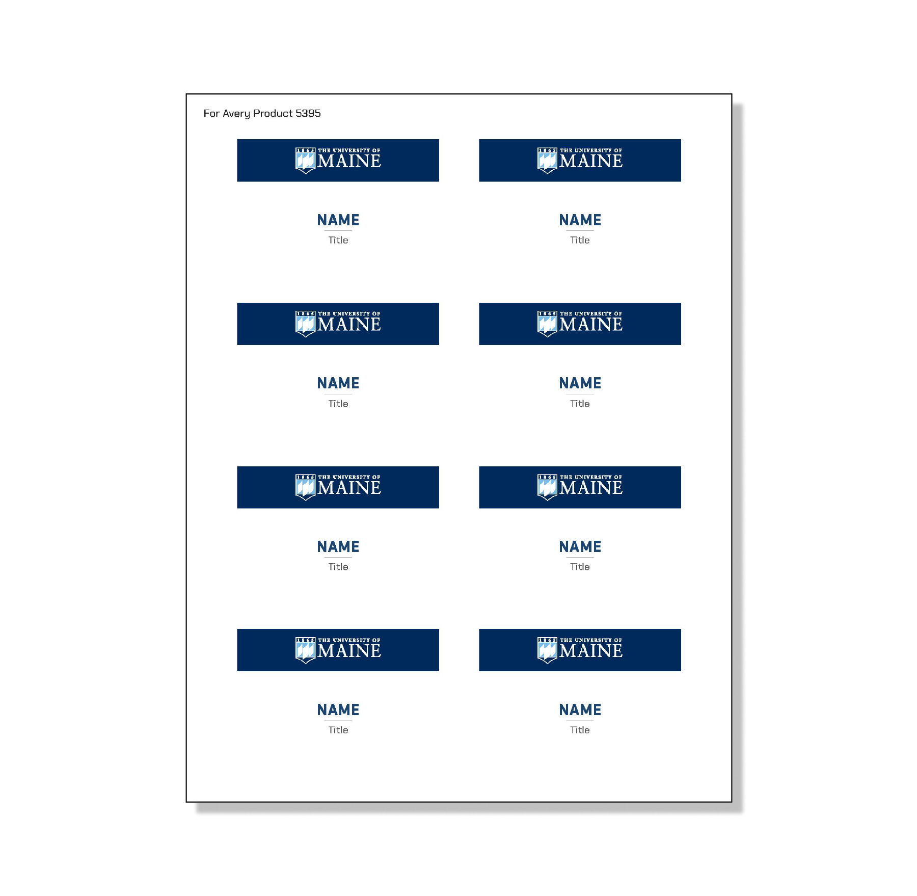 A photo of a template on a white background