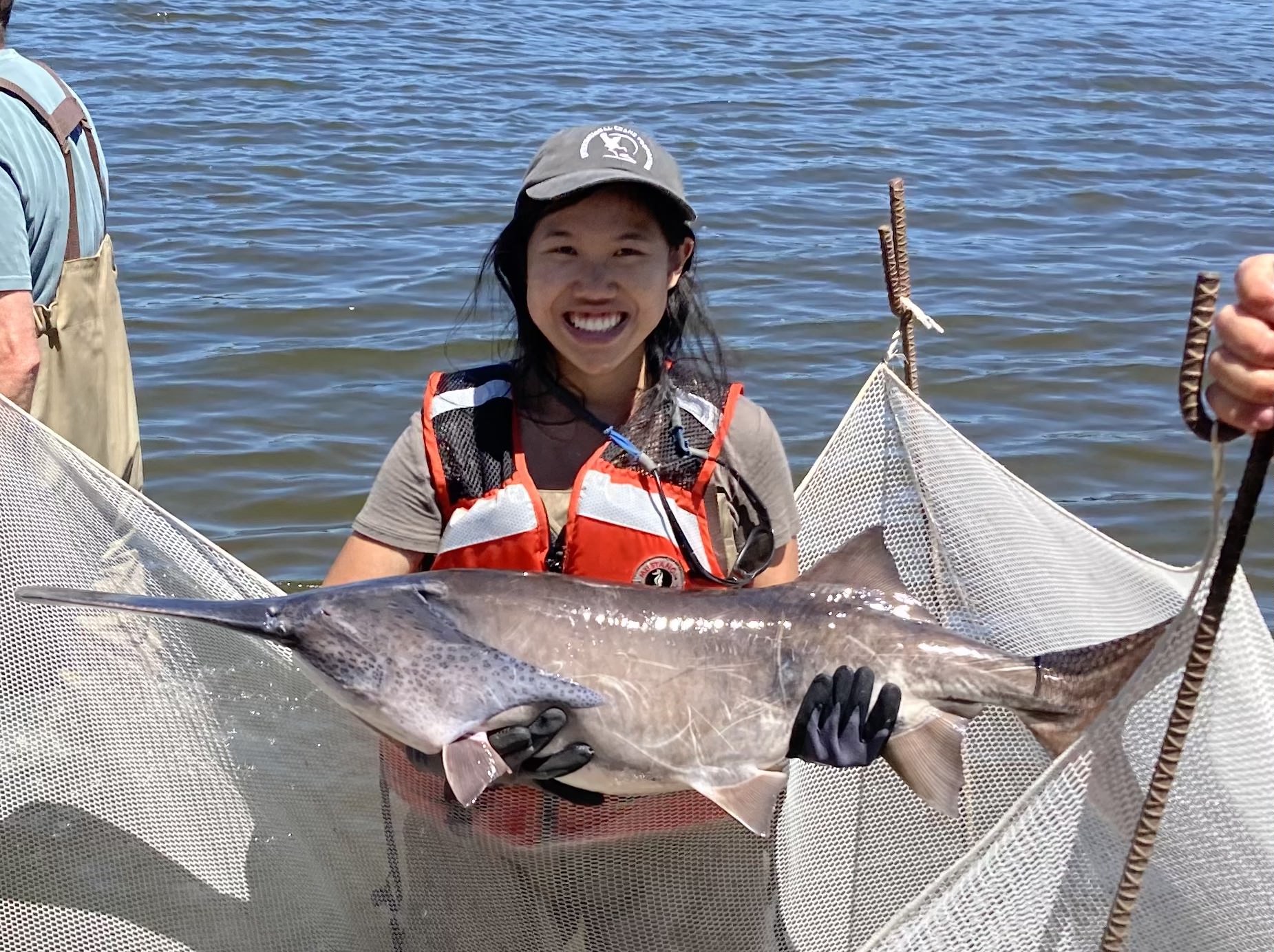 Photo of Kailee holding fish