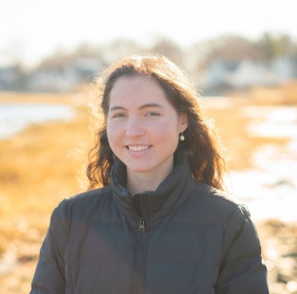 Portrait of Ruby by the ocean