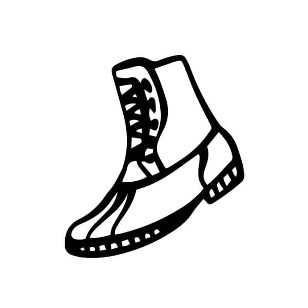 An illustration of a boot