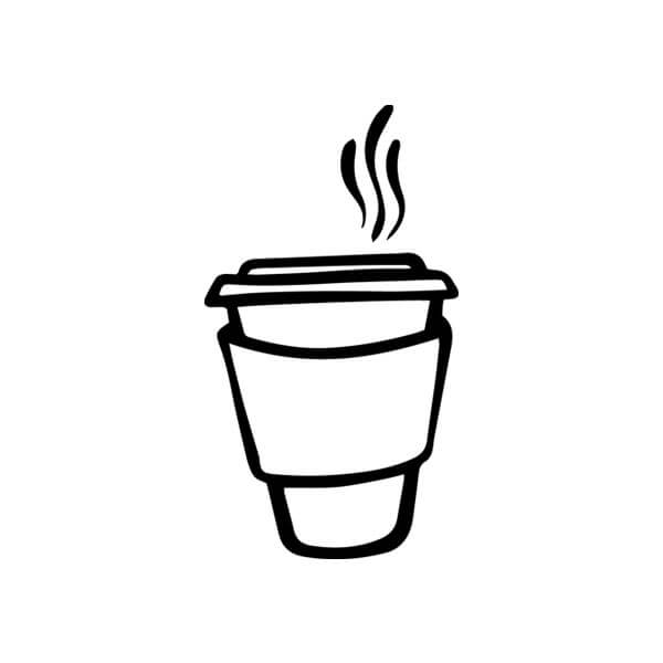 An illustration of a coffee mug