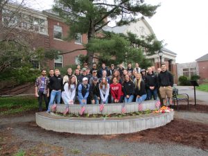 WWII Memorial cleanup April 26, 2023