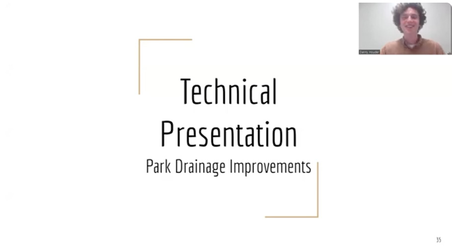 Park Drainage Improvements presentation slide