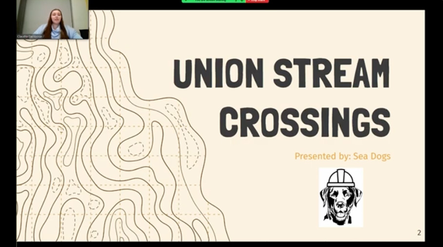 Union Stream Crossings presentation slide