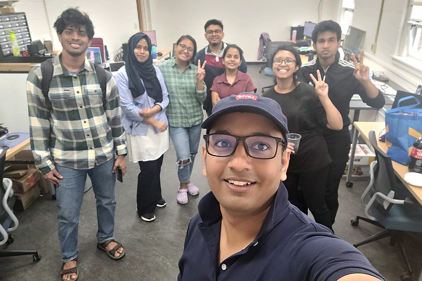 Selfie of the ECE Graduate Club