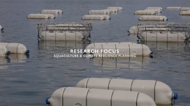 shellfish harvesting equipment on the water