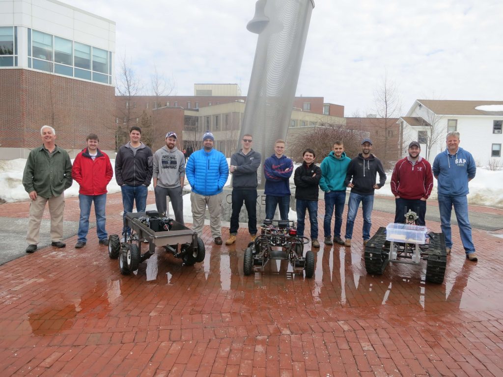 2017 capstone group at Cloke Plaza
