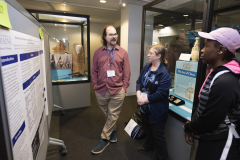 Jared Talbot, Kathryn Robinson, and Graduate Student Poster Session