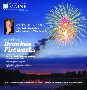 Drunken fireworks Maine Campus ad