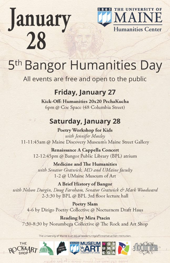 Bangor Humanities Day poster