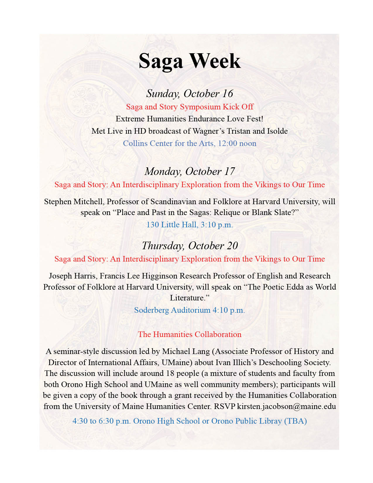 Saga Week