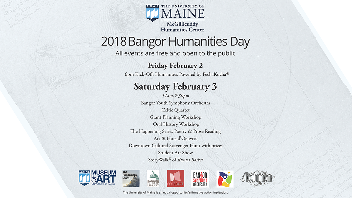 Bangor Humanities Day 2018 poster