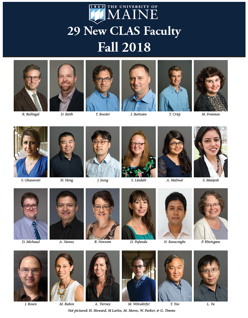 29 new CLAS faculty