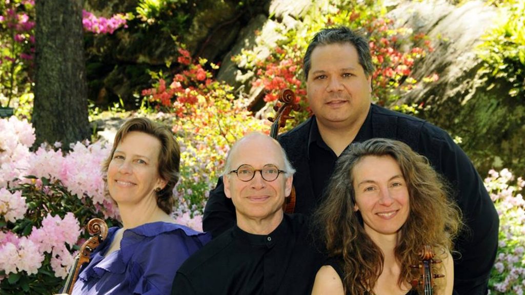group photo of the daponte quartet