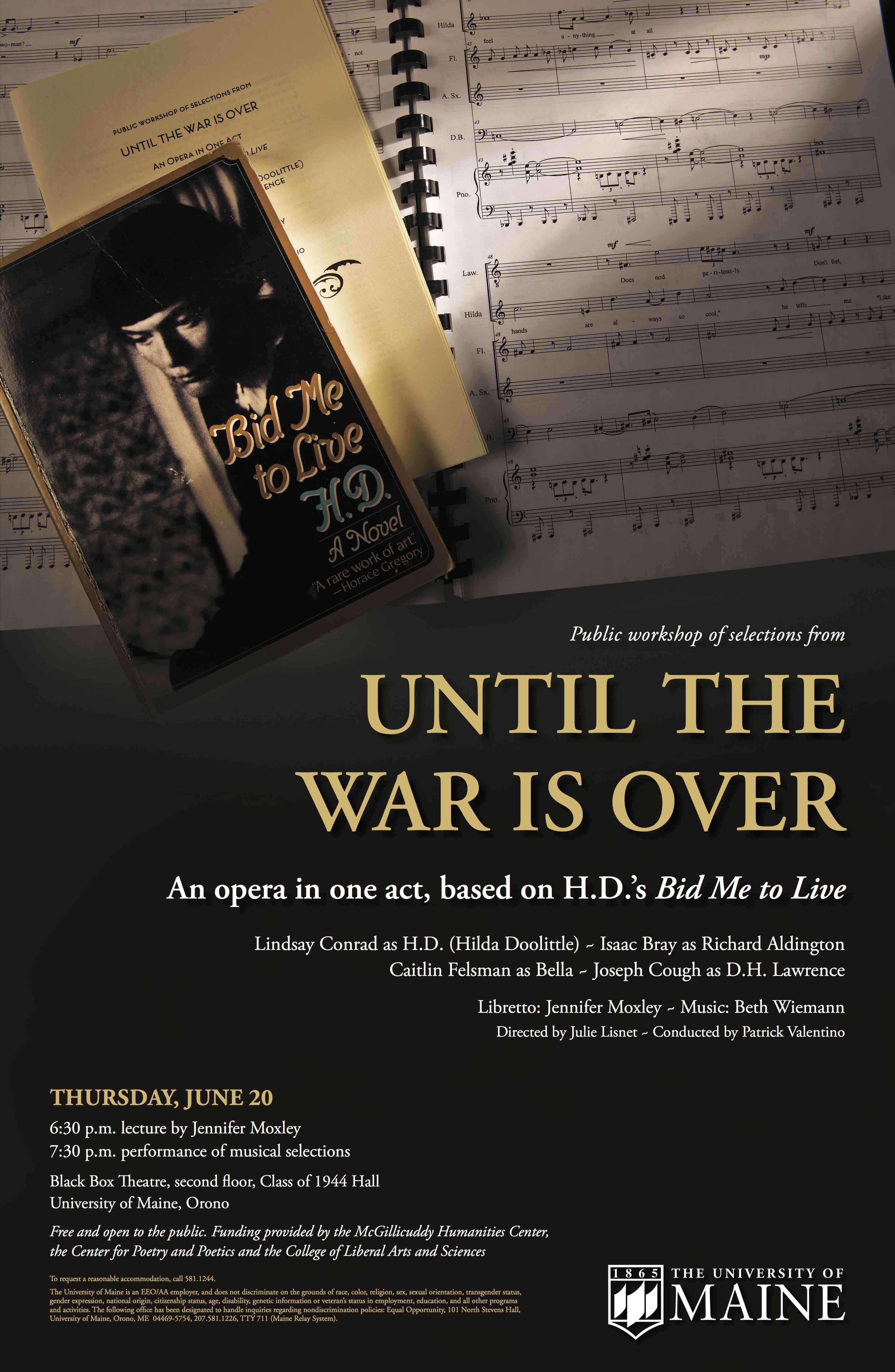 poster for "until the war is over"