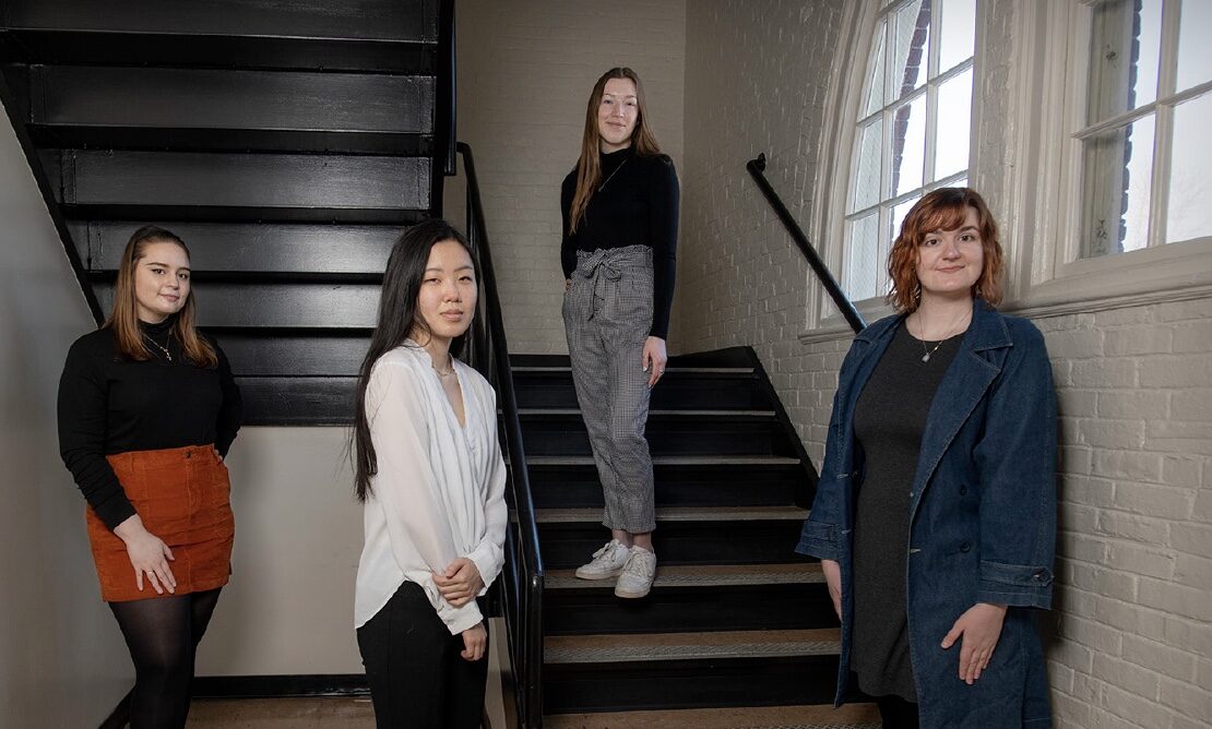 Fellows Delaney, Elizabeth, Grace and Haley