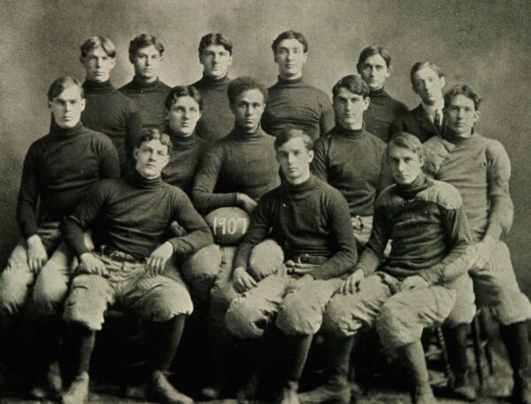 Federico Matheas, center, one of UMaine's first students of color.