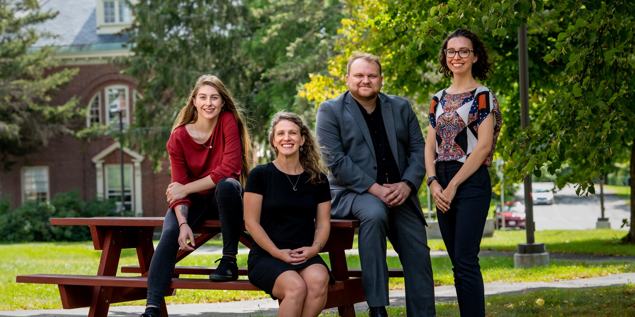 Fellows Luke, Sabrina, Stephanie and Heather