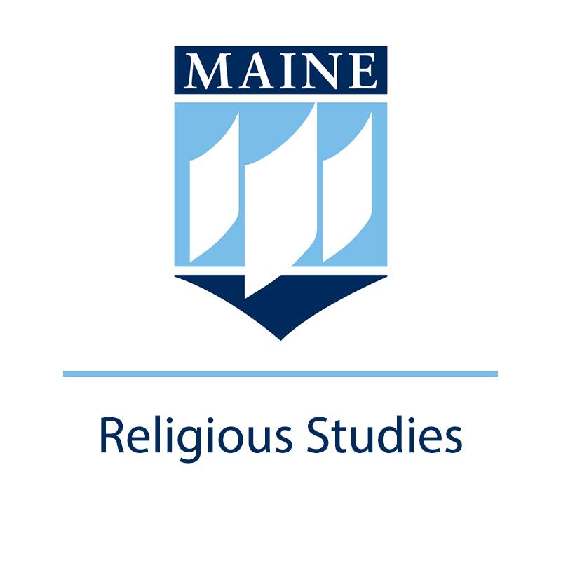 A photo that reads "Maine Religious Studies"