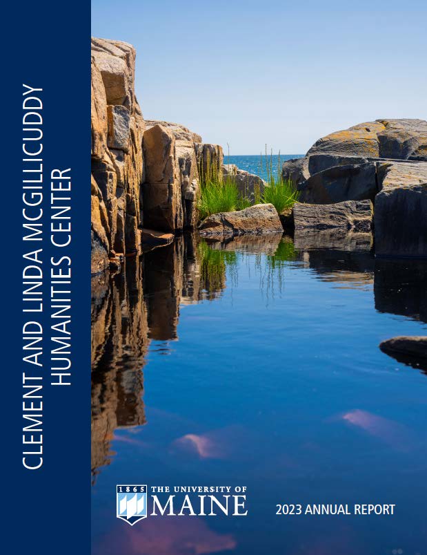 Cover of the McGillicuddy Humanities Center's 2023 Annual Report