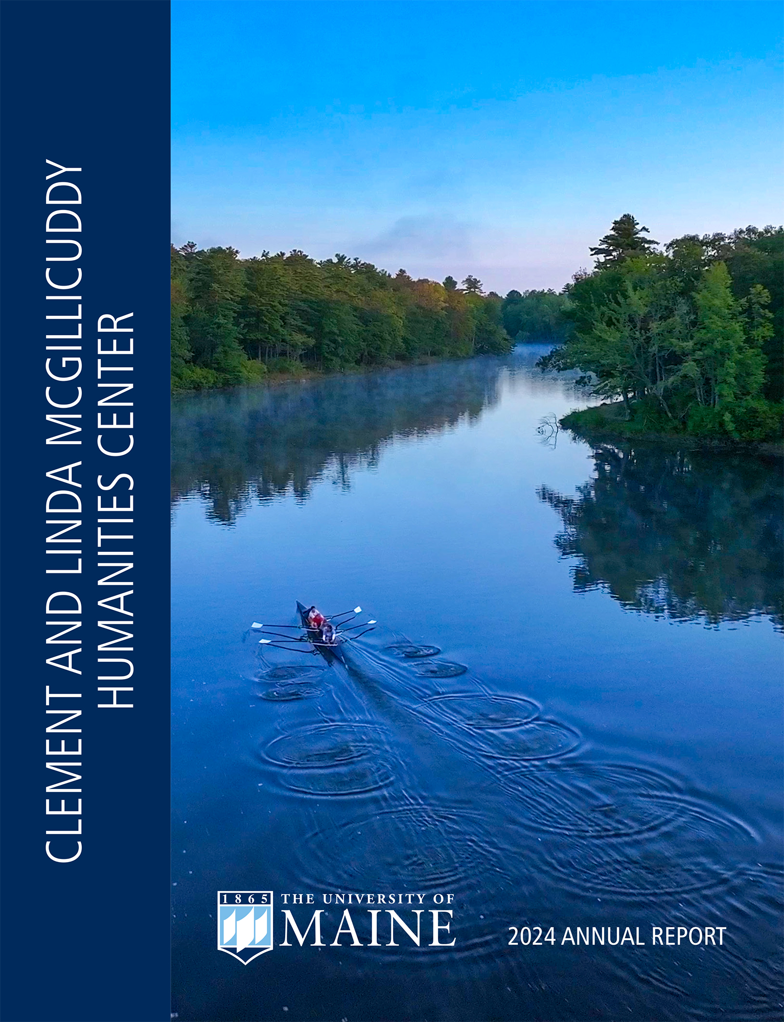 Cover of the McGillicuddy Humanities Center's 2024 Annual Report