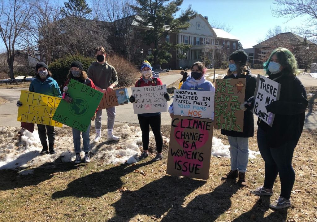 Students striking for climate