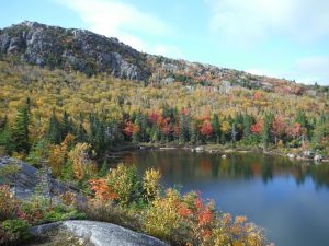 Tumbledown Pond, Maine in the fall