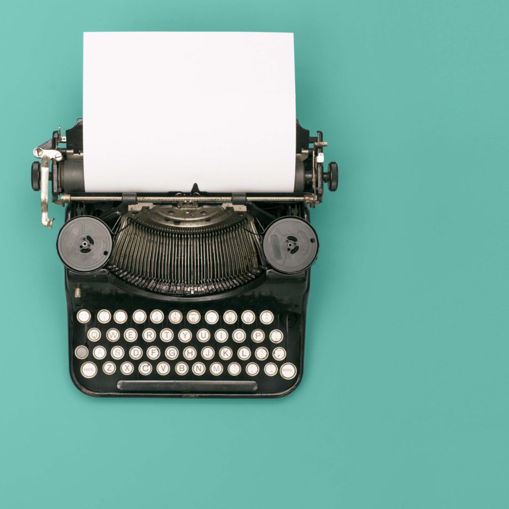 Vintage manual typewriter