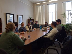 Monday afternoon French table participants