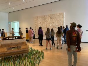 Students visit a museum during a May Term trip to Quebec City.
