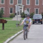 biking on campus