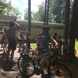 MSTI participants learning about bike safety