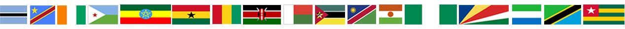 2017 flags of africa