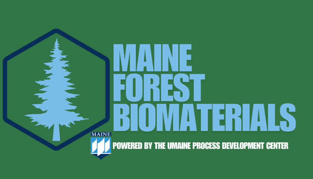 Maine Forest Biomaterials Week Banner Logo