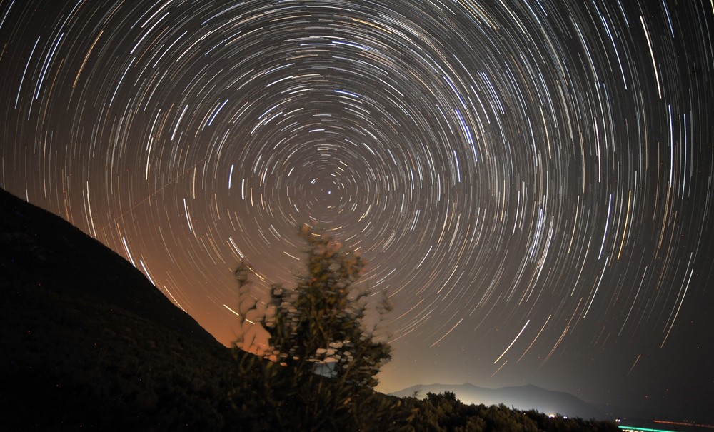 night sky spiral