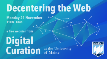 Decentering the Web: Glen Weyl 2022 Digital Curation teleconference