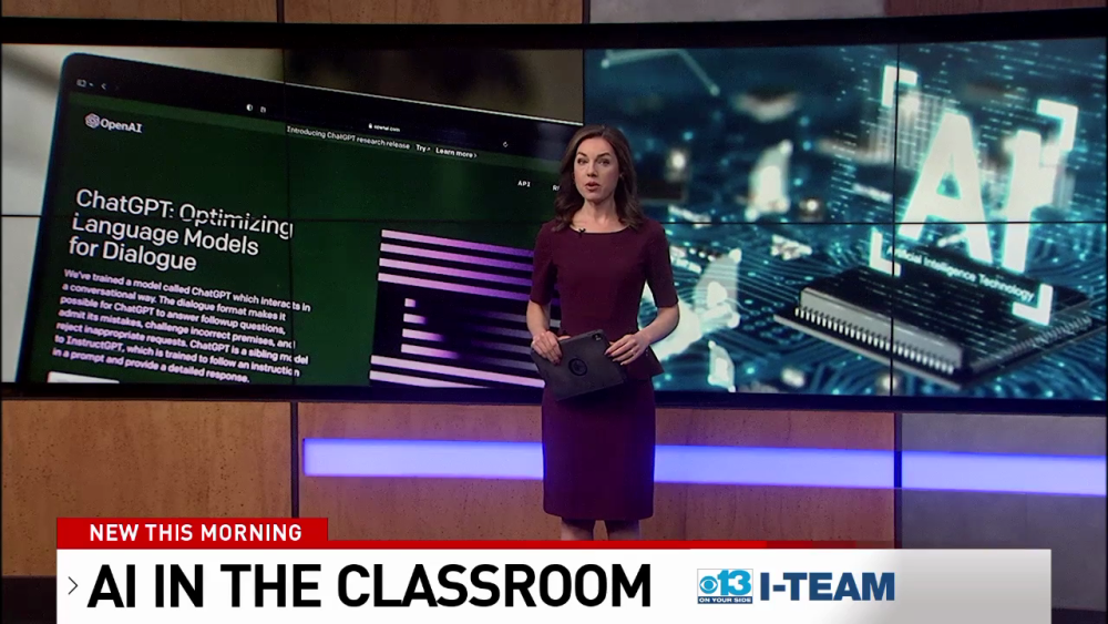 CBS story on Learning With AI, 2023