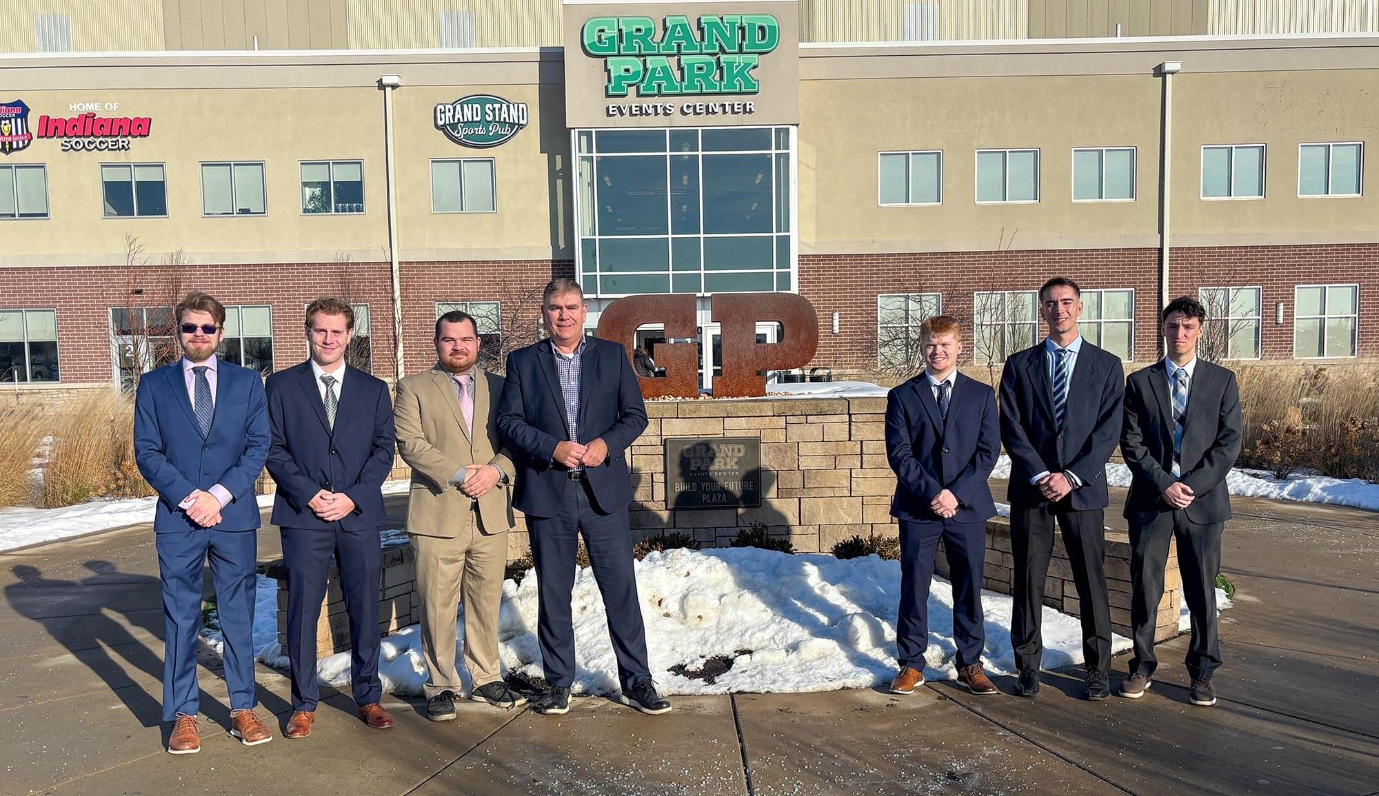 A photo of sports management students