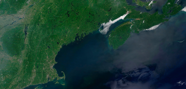 Gulf of Maine aerial