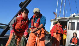 Marine Sciences exchange students