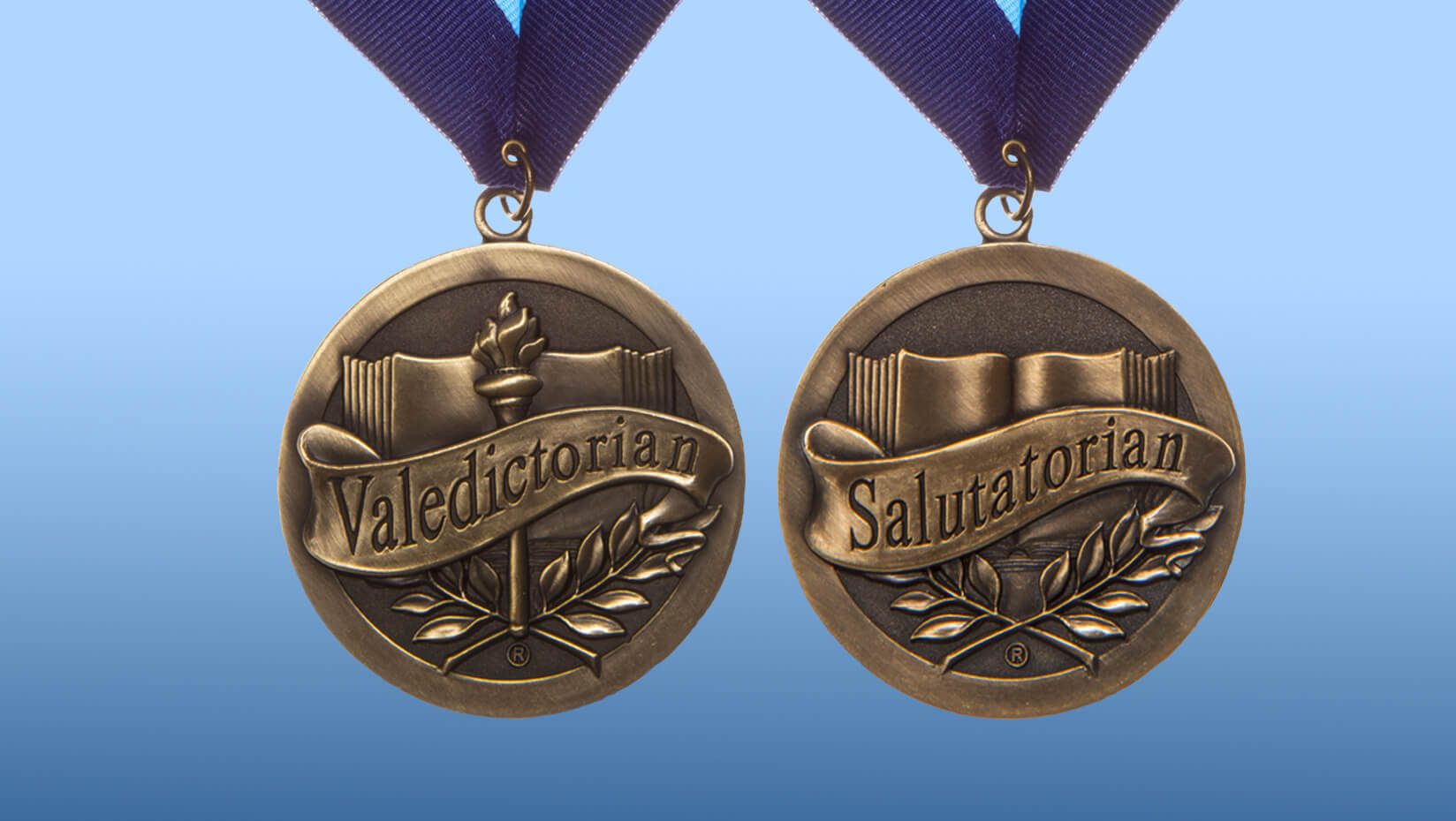 UMaine's valedictorian and salutatorian medals