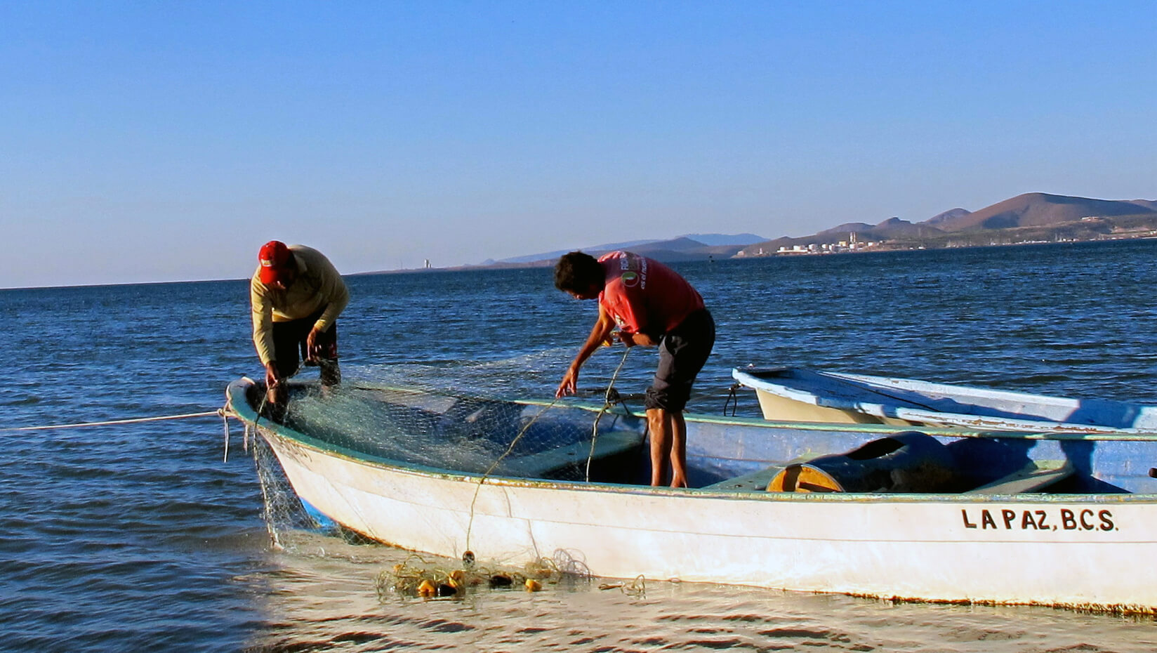 Fishermen in La Paz, Mexico