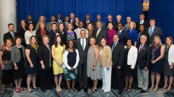 President Barack Obama with Mandela Washington Fellowship