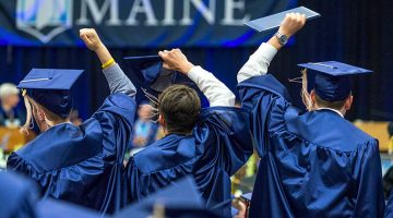 UMaine students at Commencement