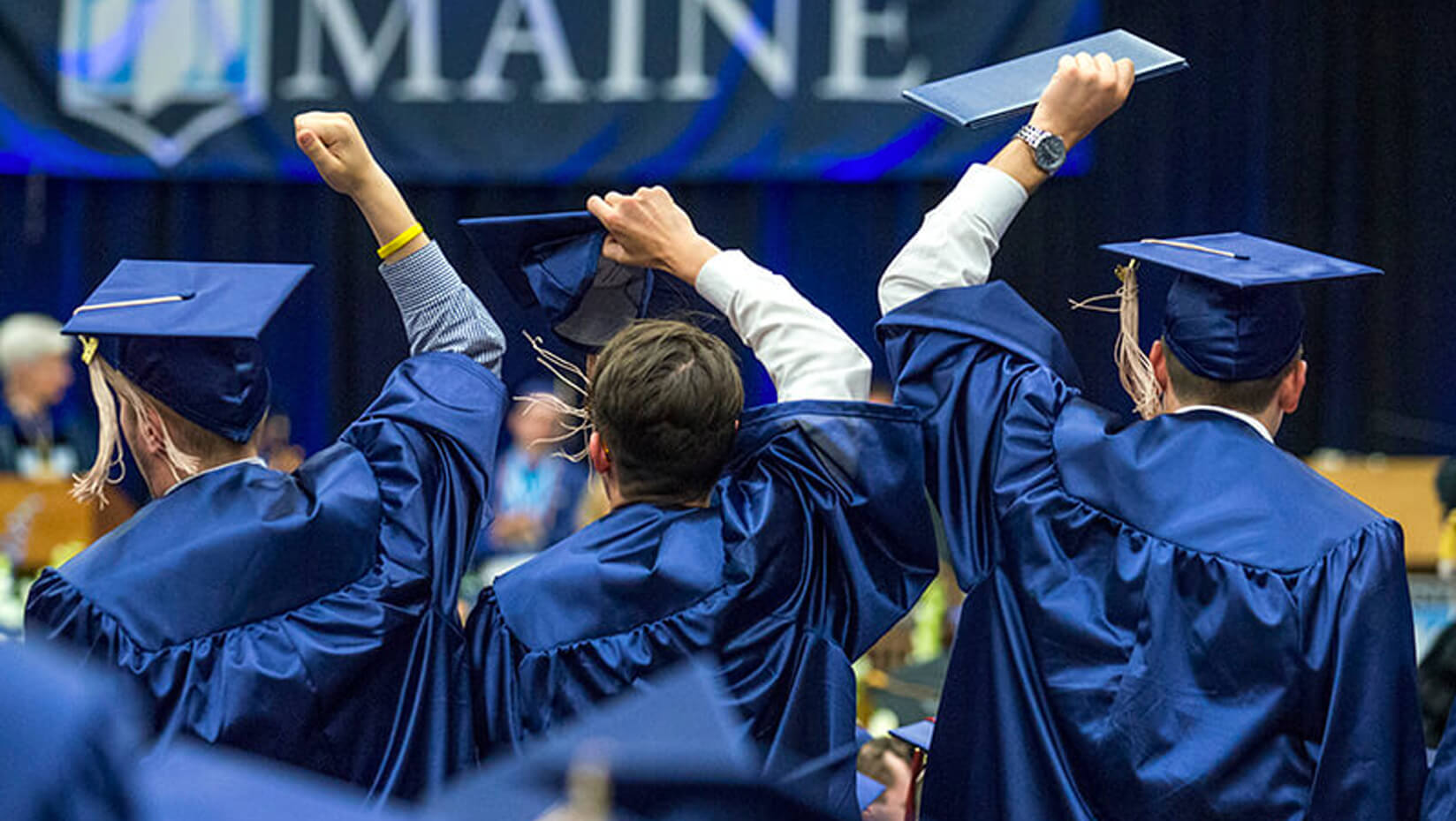 UMaine students at Commencement