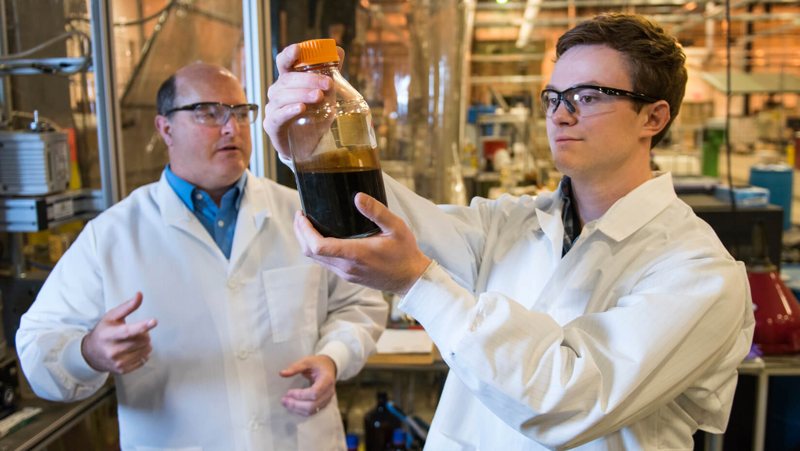 Student working at UMaine's Technology Research Center